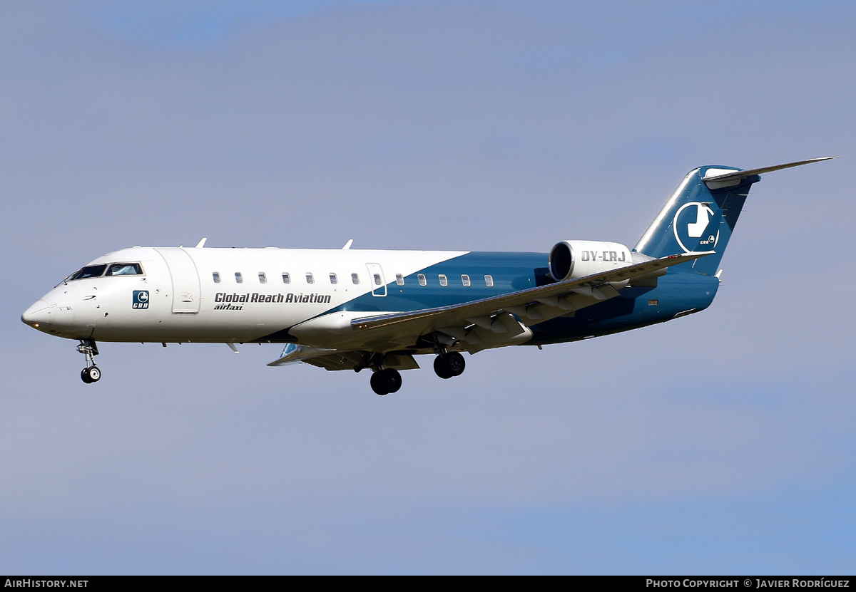 Aircraft Photo of OY-CRJ | Bombardier CRJ-200LR (CL-600-2B19) | Global Reach Aviation - GRA | AirHistory.net #553290