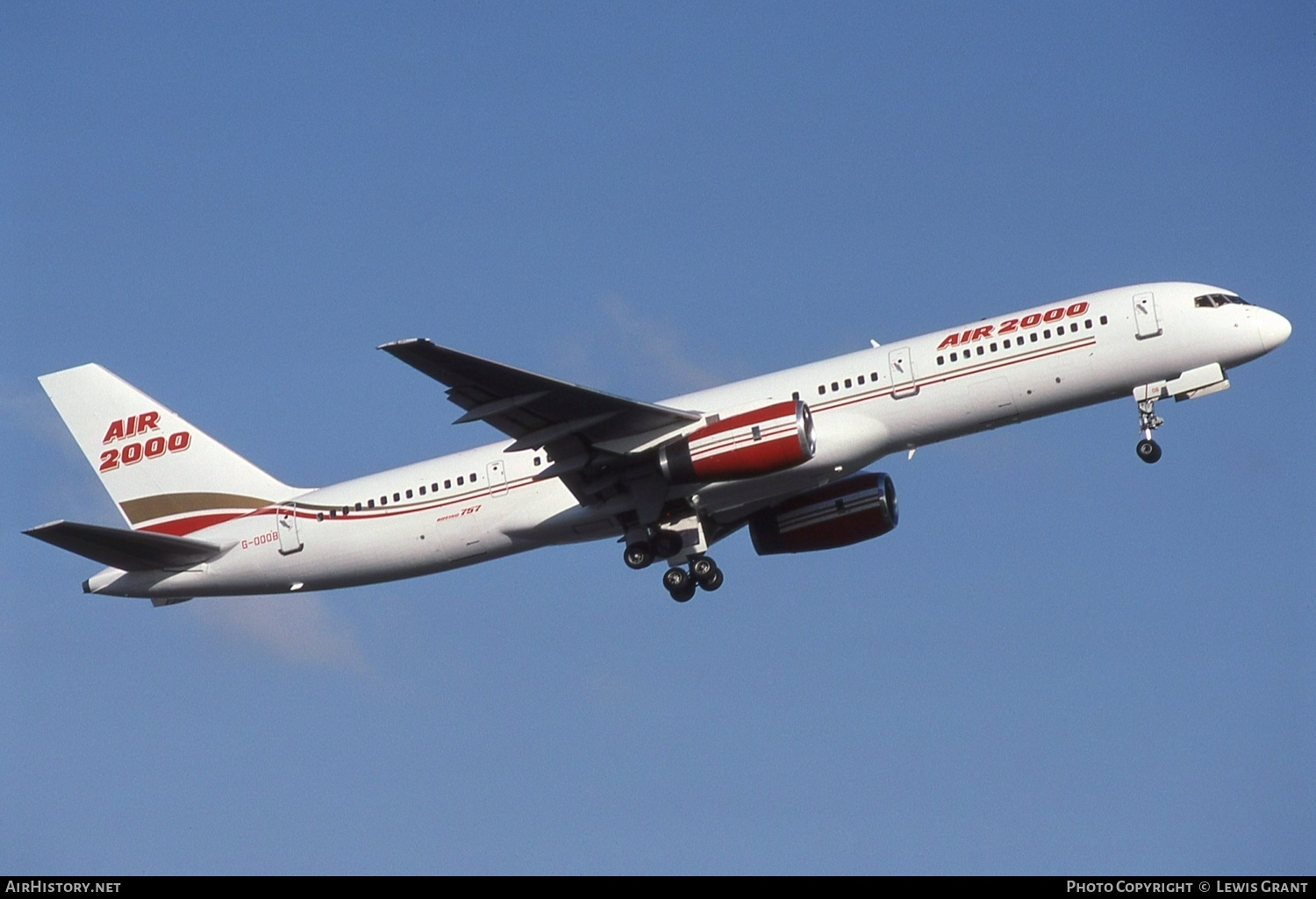 Aircraft Photo of G-OOOB | Boeing 757-28A | Air 2000 | AirHistory.net #553292