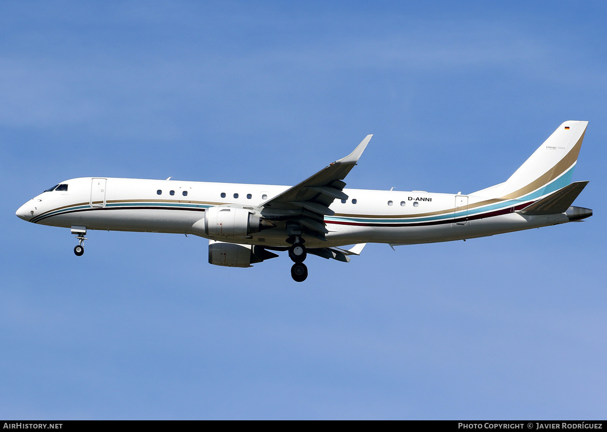 Aircraft Photo of D-ANNI | Embraer Lineage 1000E (ERJ-190-100ECJ) | AirHistory.net #553310