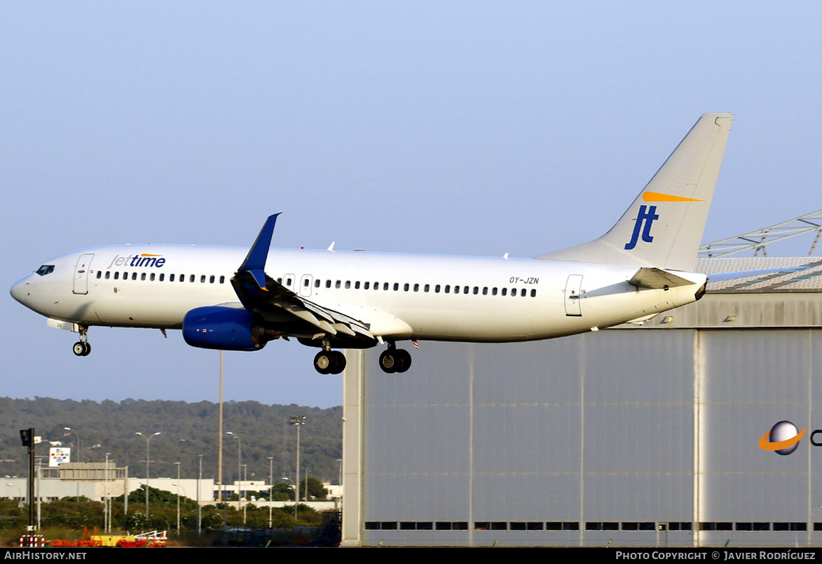 Aircraft Photo of OY-JZN | Boeing 737-8K5 | Jettime | AirHistory.net #553343