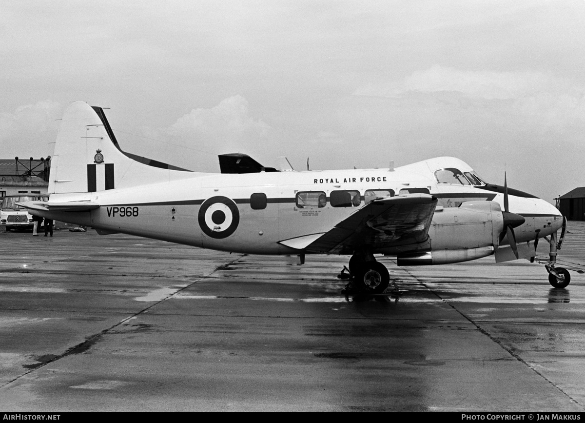 Aircraft Photo of VP968 | De Havilland D.H. 104 Devon C2/2 | UK - Air Force | AirHistory.net #553348