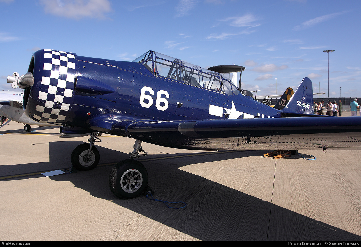 Aircraft Photo of G-BUKY / 52-8543 | North American T-6J Harvard Mk IV | USA - Navy | AirHistory.net #553350