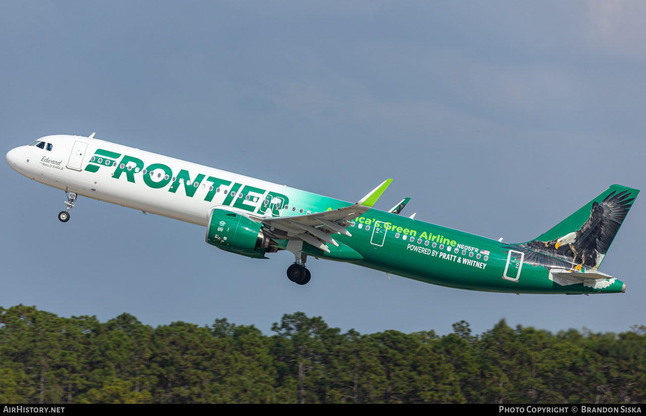 Aircraft Photo of N605FR | Airbus A321-271NX | Frontier Airlines | AirHistory.net #553380