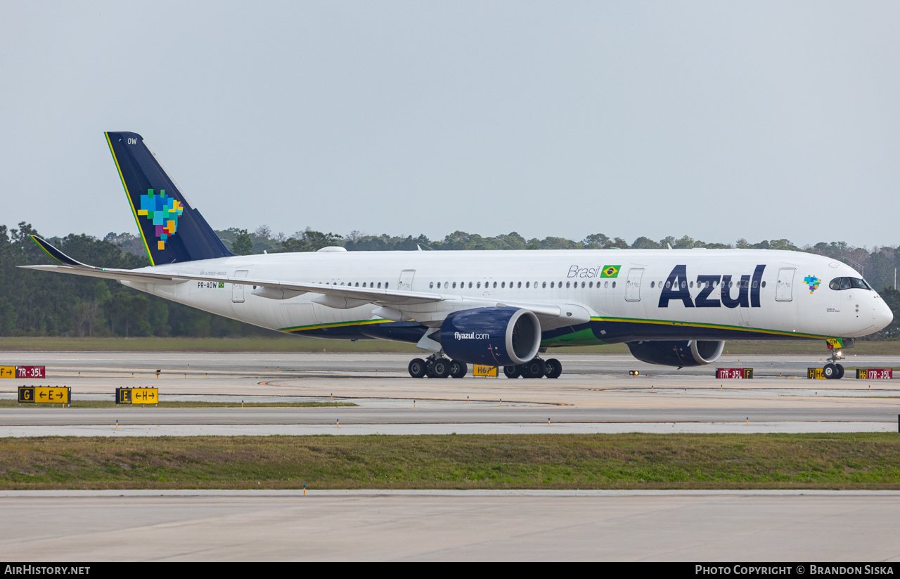 Aircraft Photo of PR-AOW | Airbus A350-941 | Azul Linhas Aéreas Brasileiras | AirHistory.net #553384