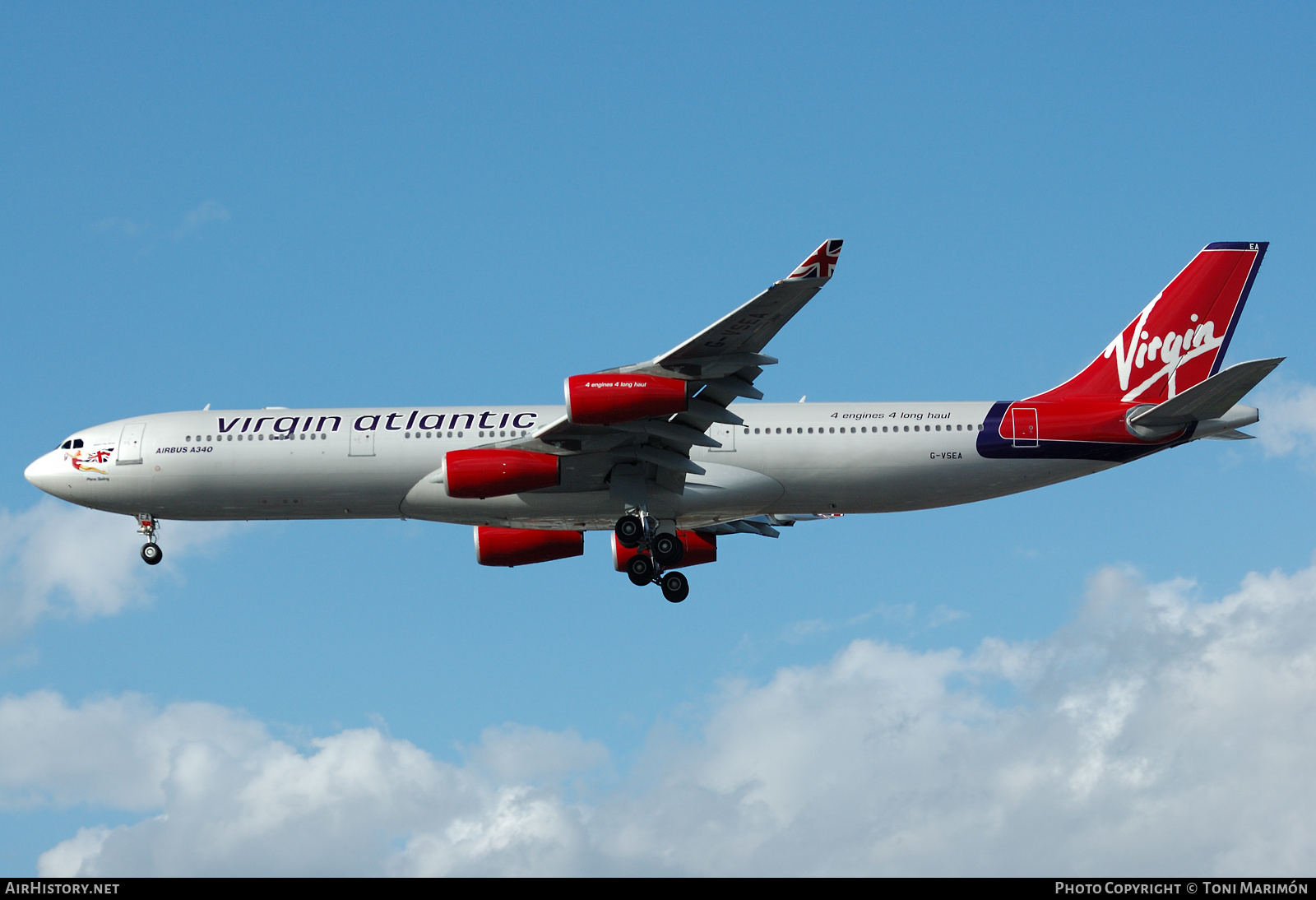 Aircraft Photo of G-VSEA | Airbus A340-311 | Virgin Atlantic Airways | AirHistory.net #553399