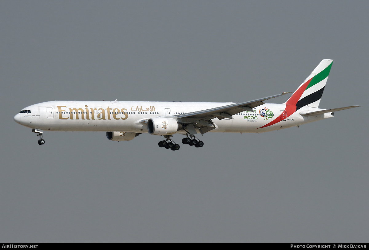 Aircraft Photo of A6-EMQ | Boeing 777-31H | Emirates | AirHistory.net #553417