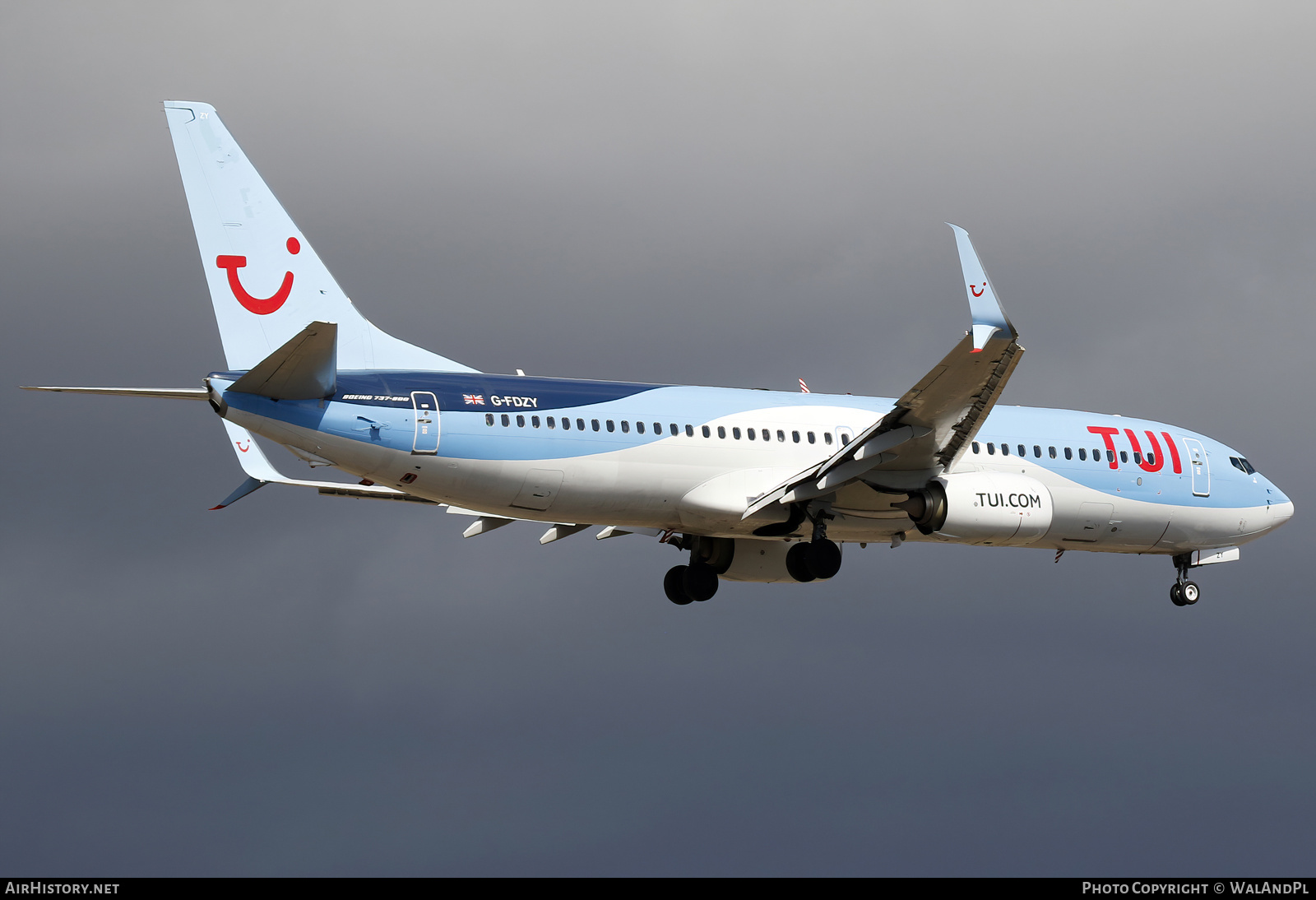 Aircraft Photo of G-FDZY | Boeing 737-8K5 | TUI | AirHistory.net #553418