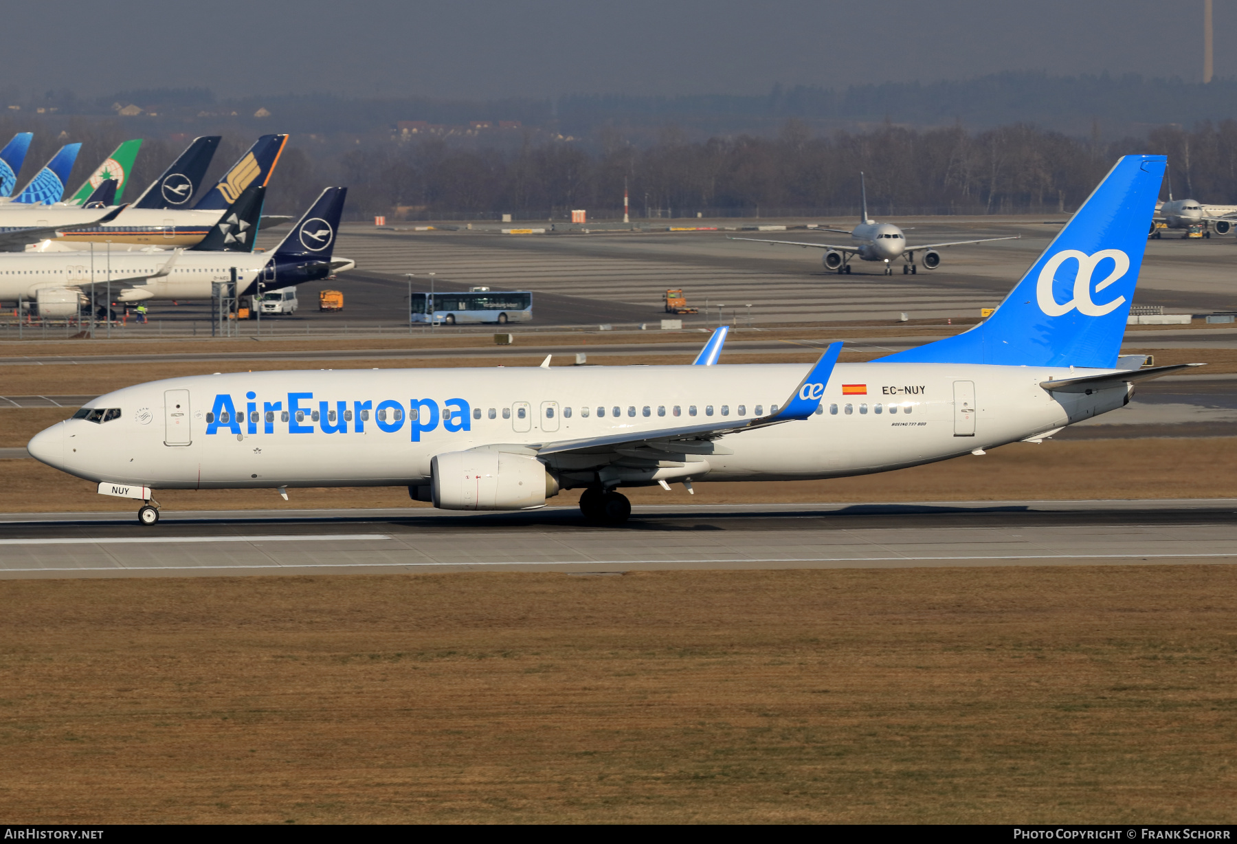 Aircraft Photo of EC-NUY | Boeing 737-8GP | Air Europa | AirHistory.net #553420