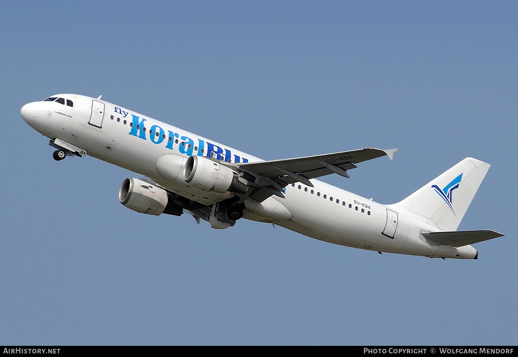 Aircraft Photo of SU-KBA | Airbus A320-212 | Koral Blue | AirHistory.net #553424