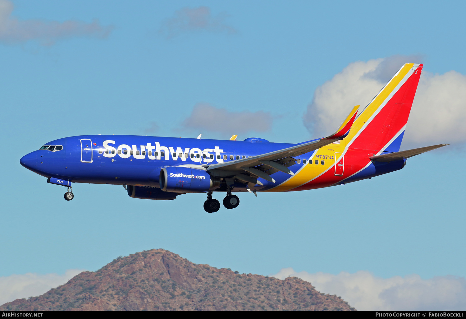 Aircraft Photo of N7873A | Boeing 737-7Q8 | Southwest Airlines | AirHistory.net #553436