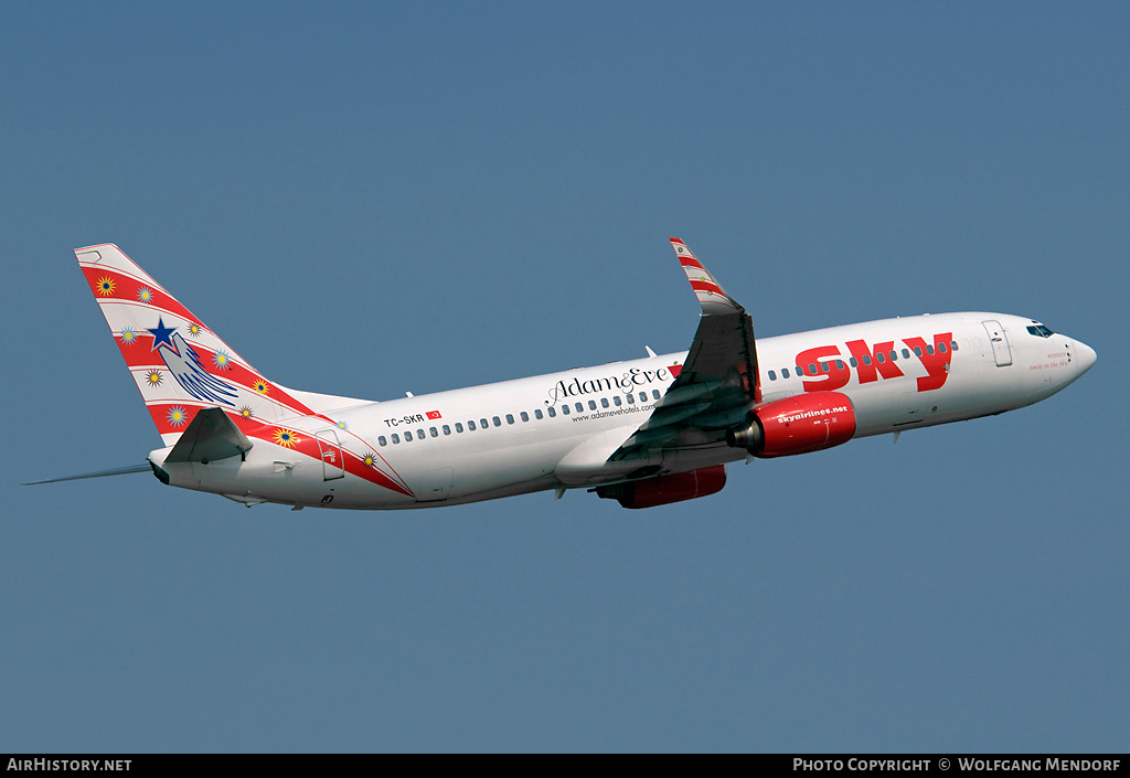 Aircraft Photo of TC-SKR | Boeing 737-83N | Sky Airlines | AirHistory.net #553445