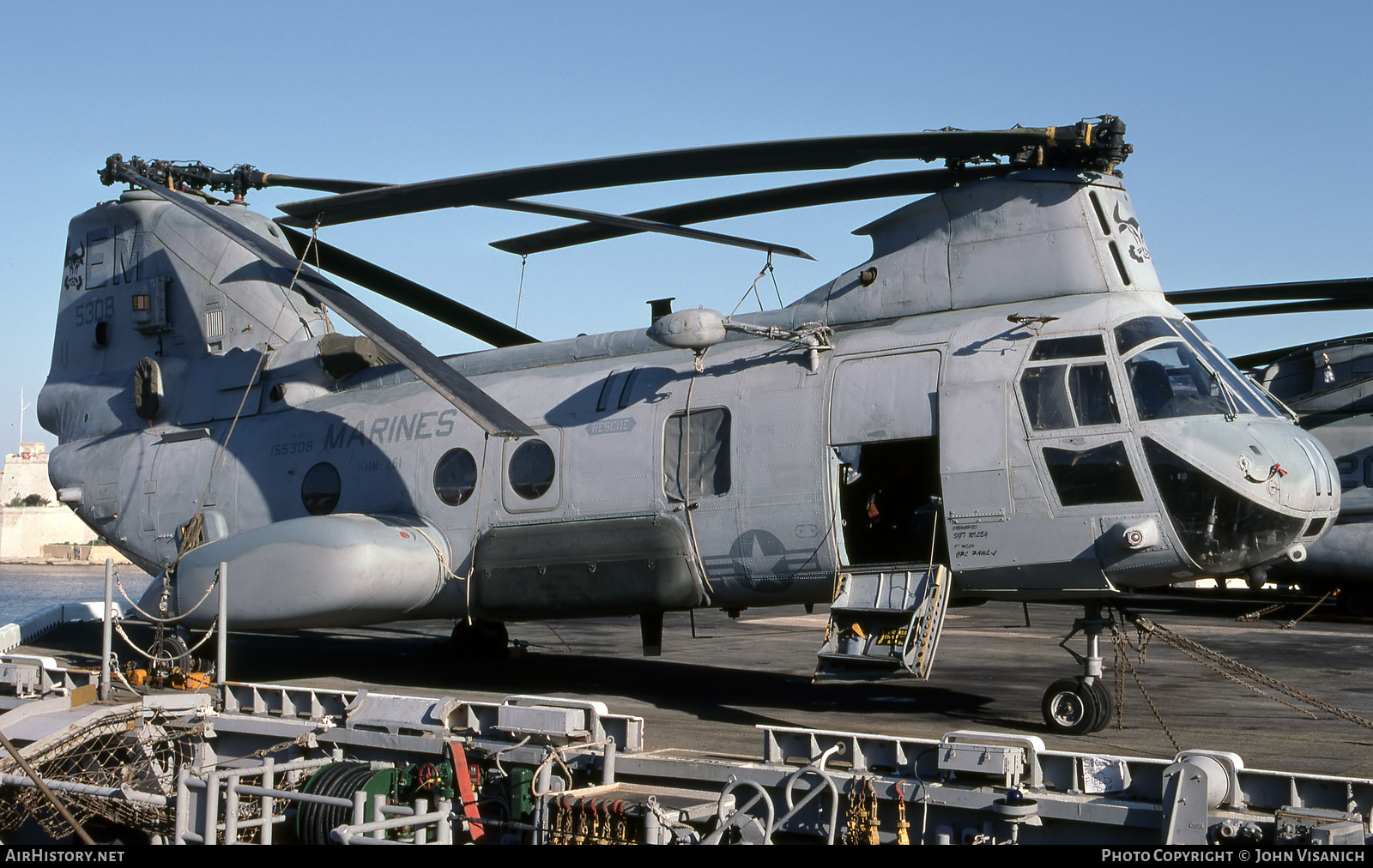 Aircraft Photo of 155308 / 5308 | Boeing Vertol CH-46E Sea Knight | USA - Marines | AirHistory.net #553451