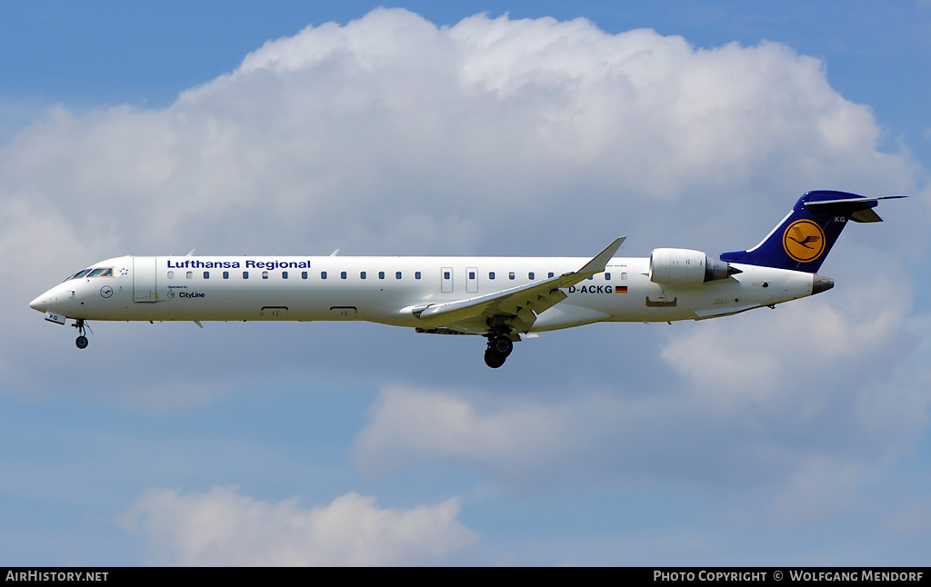 Aircraft Photo of D-ACKG | Bombardier CRJ-900LR (CL-600-2D24) | Lufthansa Regional | AirHistory.net #553463