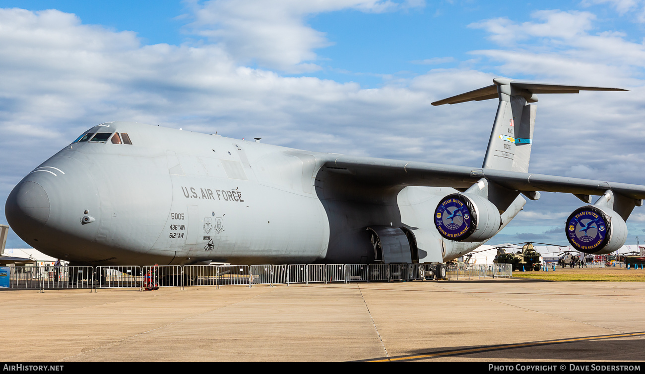 Aircraft Photo of 85-0005 / 50005 | Lockheed C-5M Super Galaxy (L-500) | USA - Air Force | AirHistory.net #553484