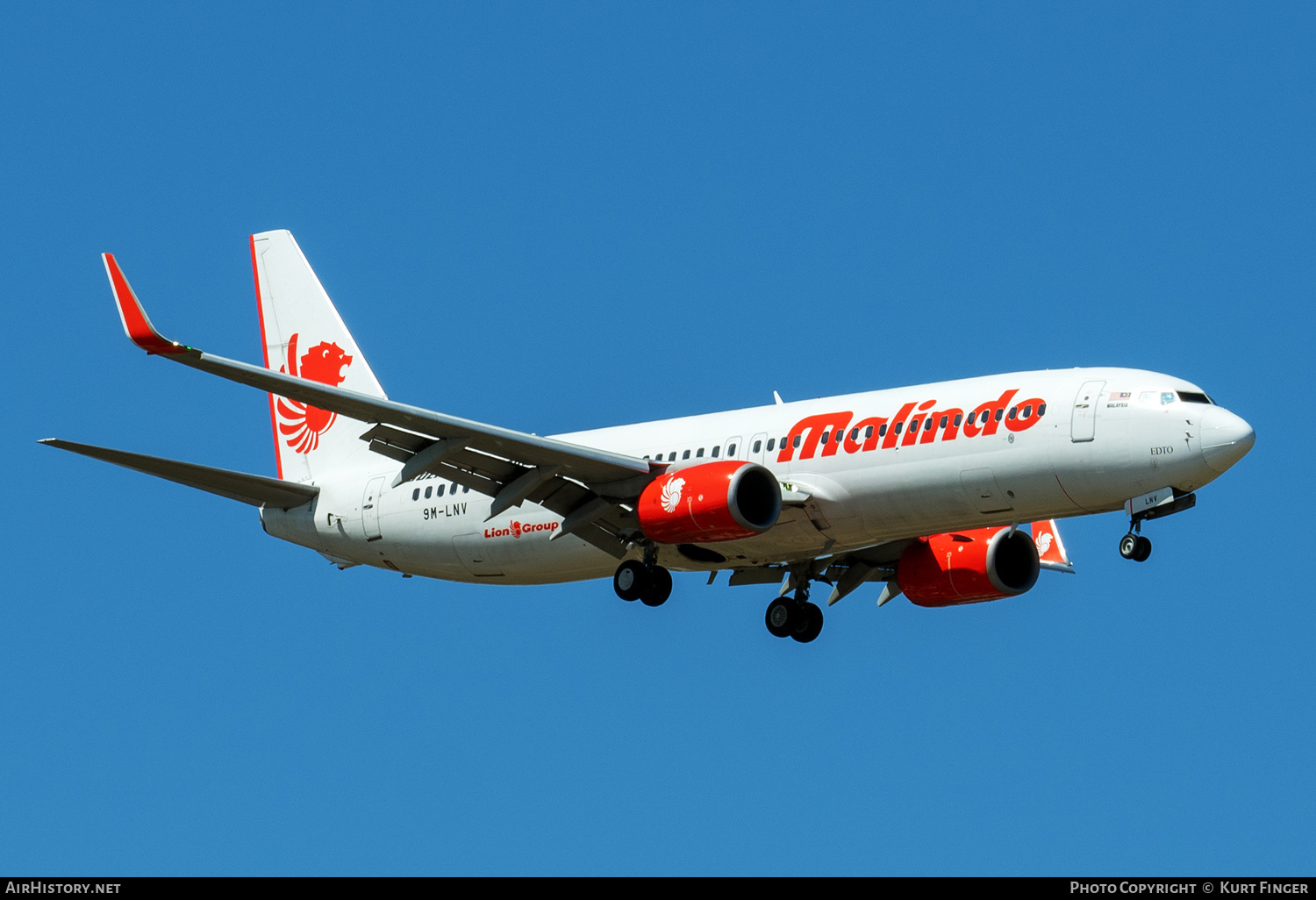 Aircraft Photo of 9M-LNV | Boeing 737-8GP | Malindo Air | AirHistory.net #553499