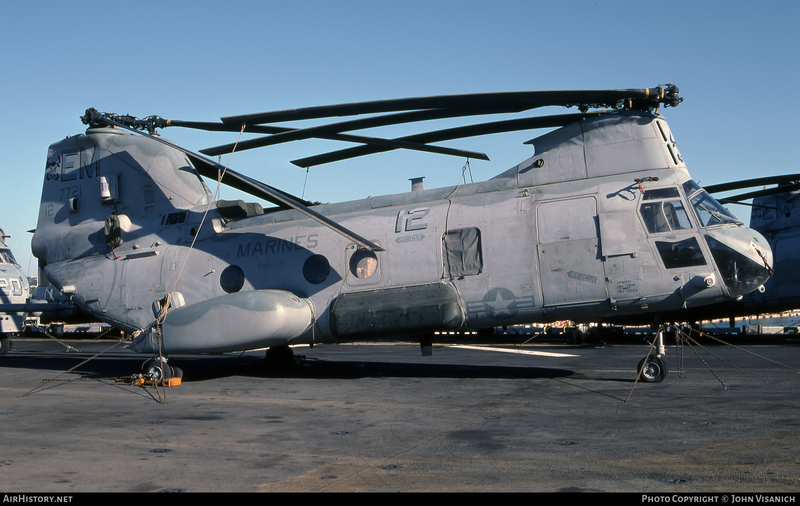 Aircraft Photo of 157721 / 7721 | Boeing Vertol CH-46E Sea Knight | USA - Marines | AirHistory.net #553503