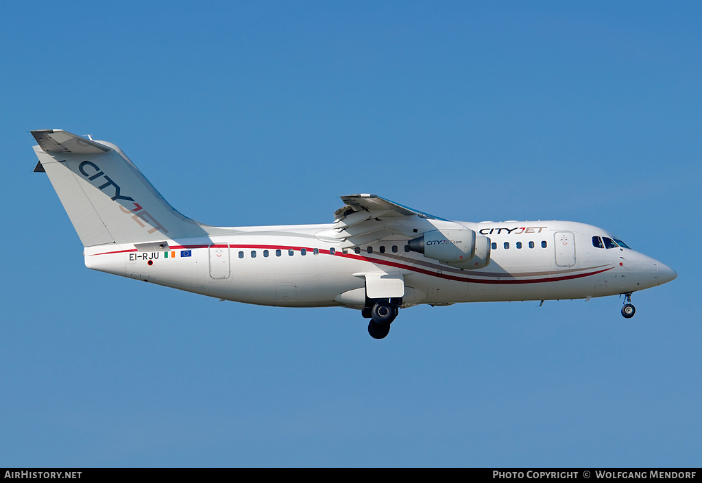 Aircraft Photo of EI-RJU | BAE Systems Avro 146-RJ85 | CityJet | AirHistory.net #553507