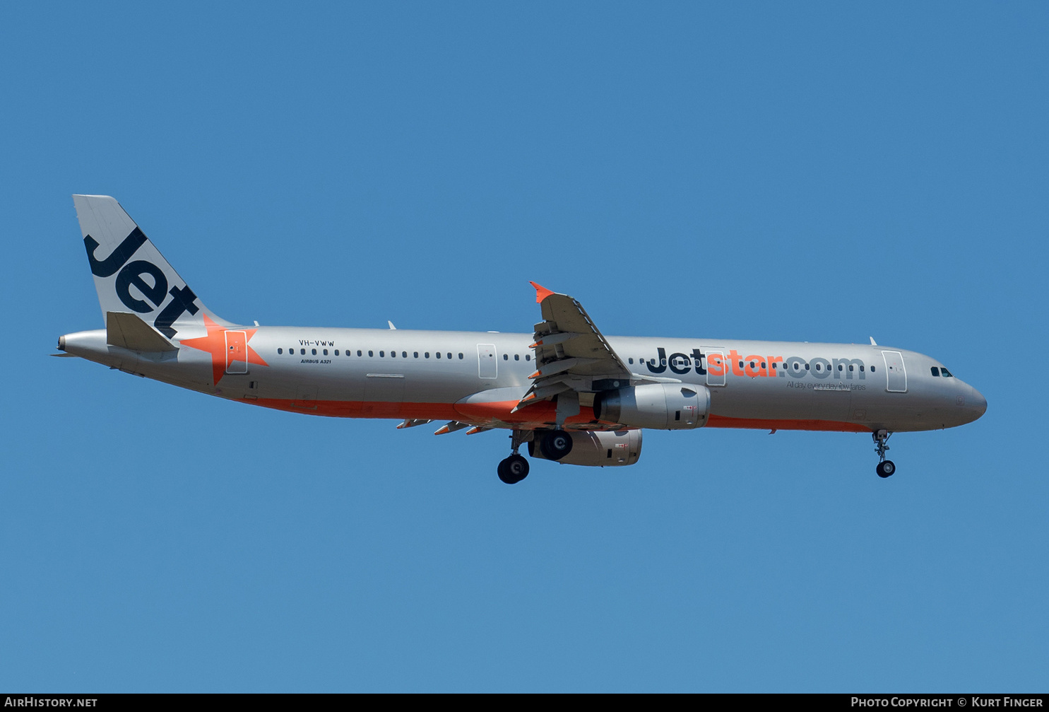 Aircraft Photo of VH-VWW | Airbus A321-231 | Jetstar Airways | AirHistory.net #553512