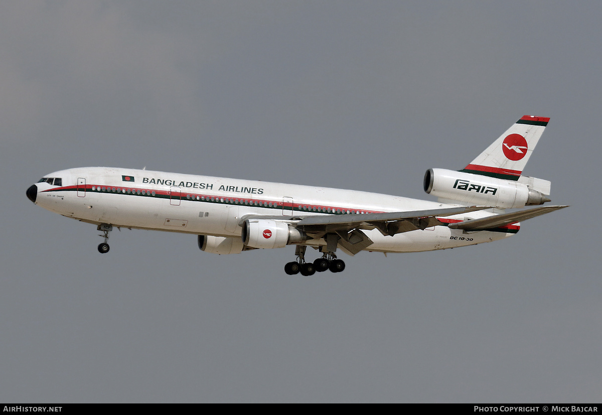 Aircraft Photo of S2-ACP | McDonnell Douglas DC-10-30 | Biman Bangladesh Airlines | AirHistory.net #553513