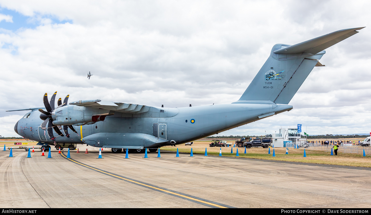 Aircraft Photo of M54-01 | Airbus A400M Atlas | Malaysia - Air Force | AirHistory.net #553537