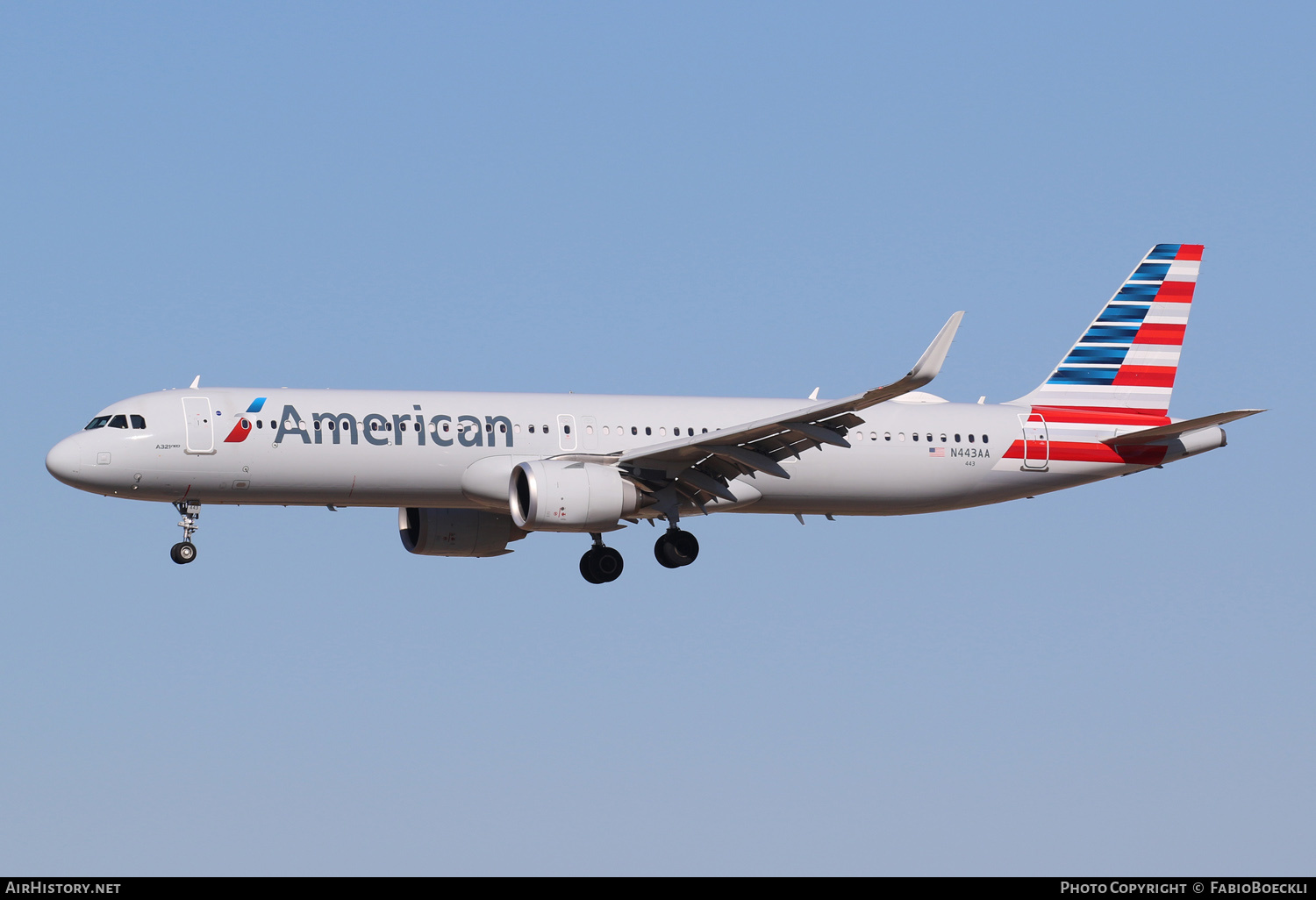 Aircraft Photo of N443AA | Airbus A321-253NX | American Airlines | AirHistory.net #553582