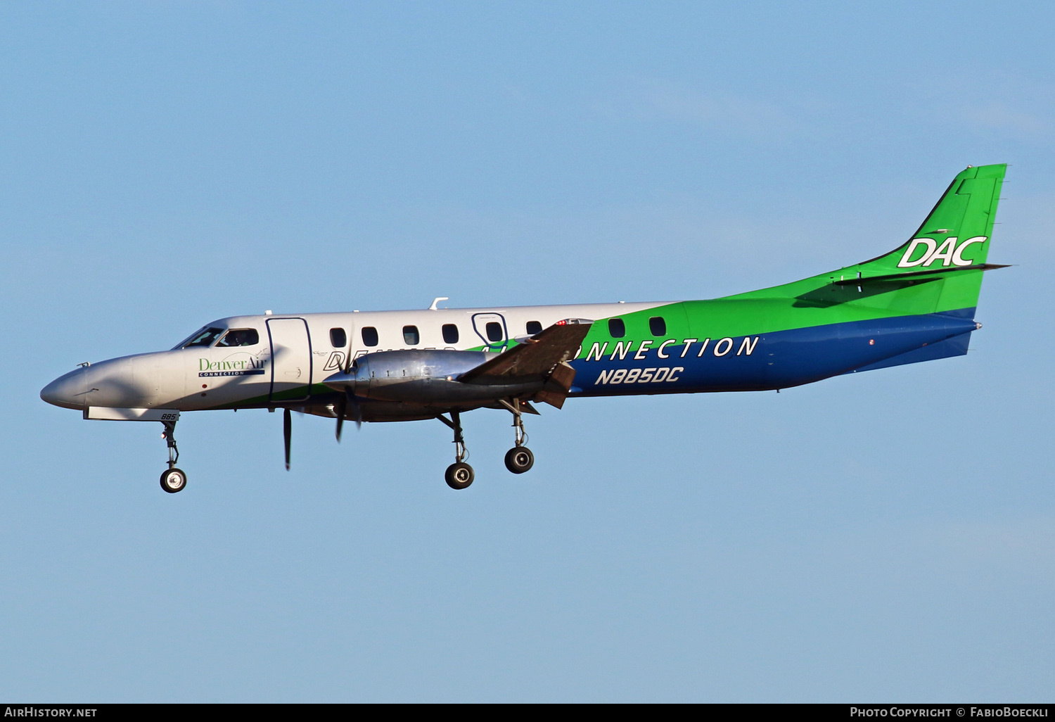 Aircraft Photo of N885DC | Fairchild SA-227DC Metro 23 | DAC - Denver Air Connection | AirHistory.net #553594