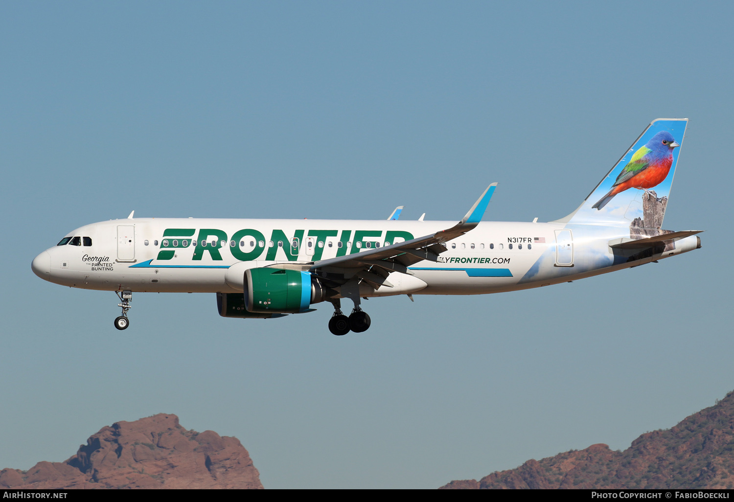 Aircraft Photo of N317FR | Airbus A320-251N | Frontier Airlines | AirHistory.net #553609