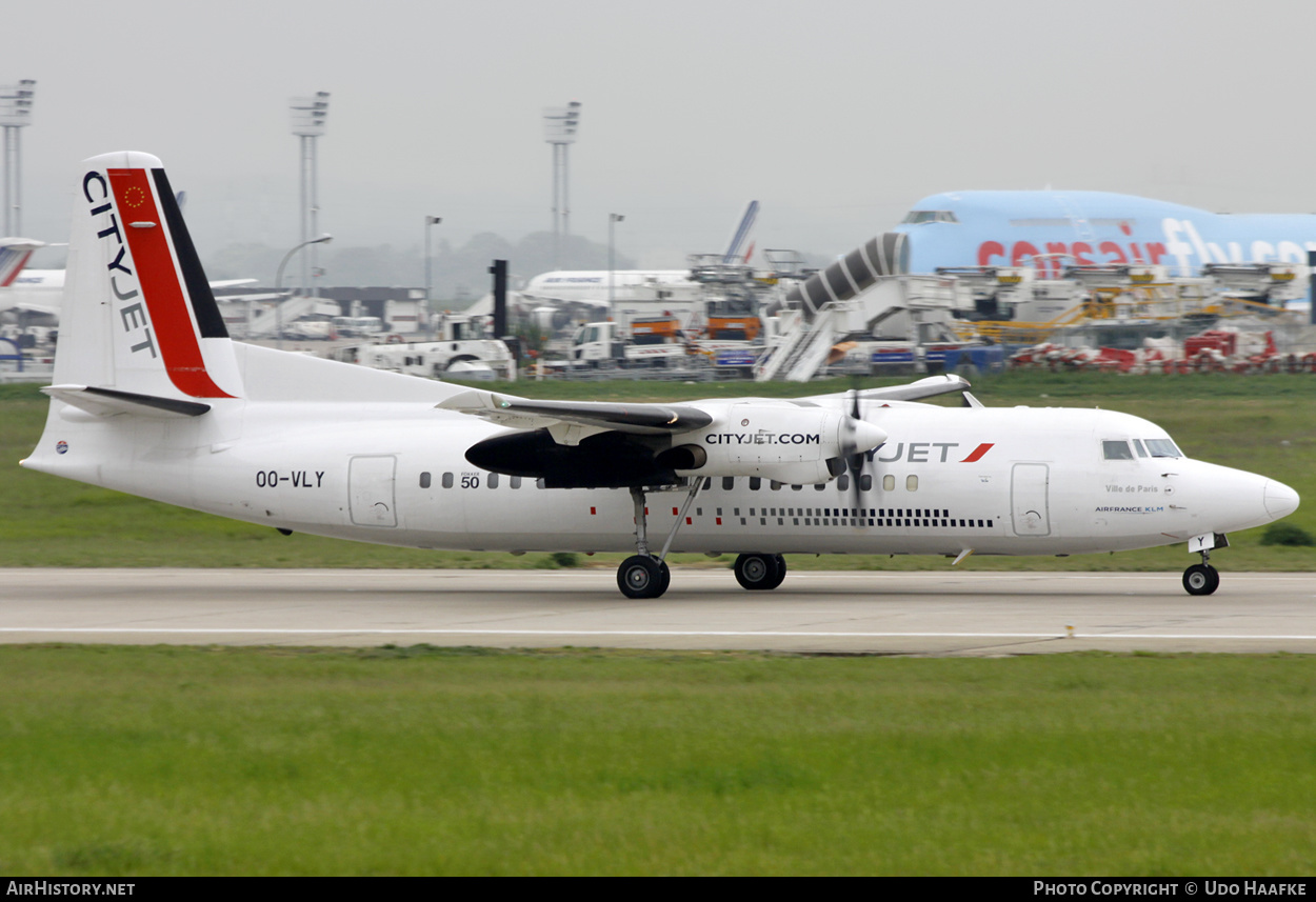 Aircraft Photo of OO-VLY | Fokker 50 | CityJet | AirHistory.net #553619