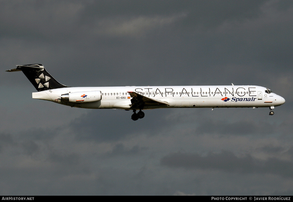 Aircraft Photo of EC-GXU | McDonnell Douglas MD-83 (DC-9-83) | Spanair | AirHistory.net #553630