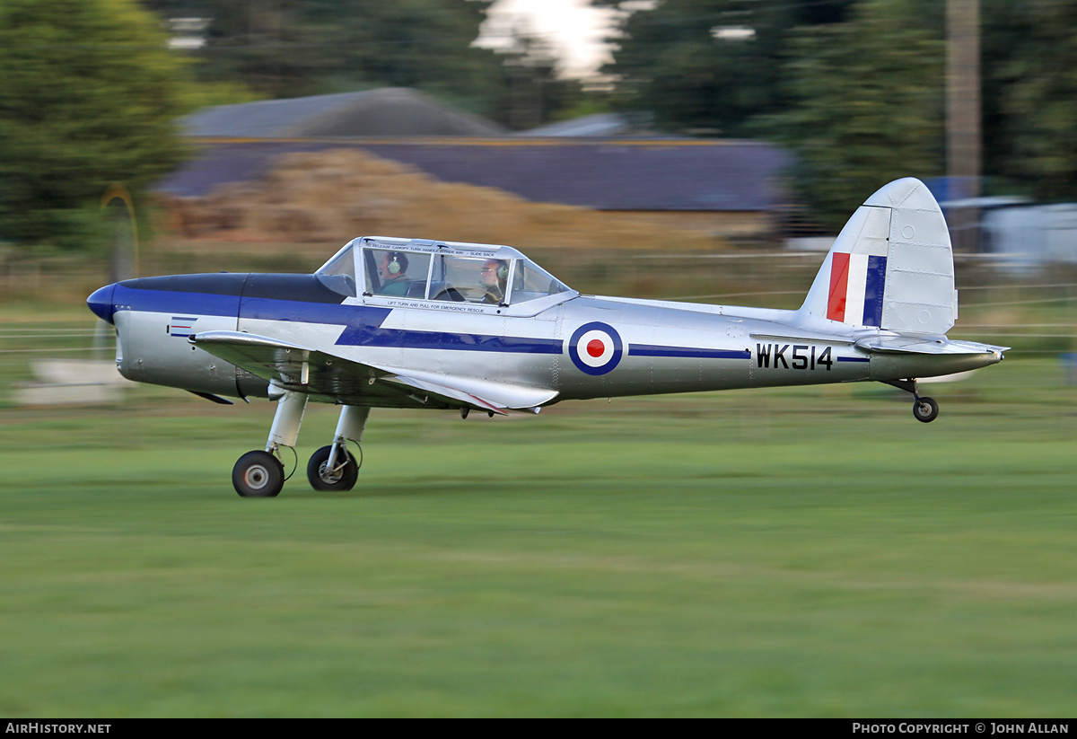 Aircraft Photo of G-BBMO / WK514 | De Havilland DHC-1 Chipmunk Mk22 | UK - Air Force | AirHistory.net #553658