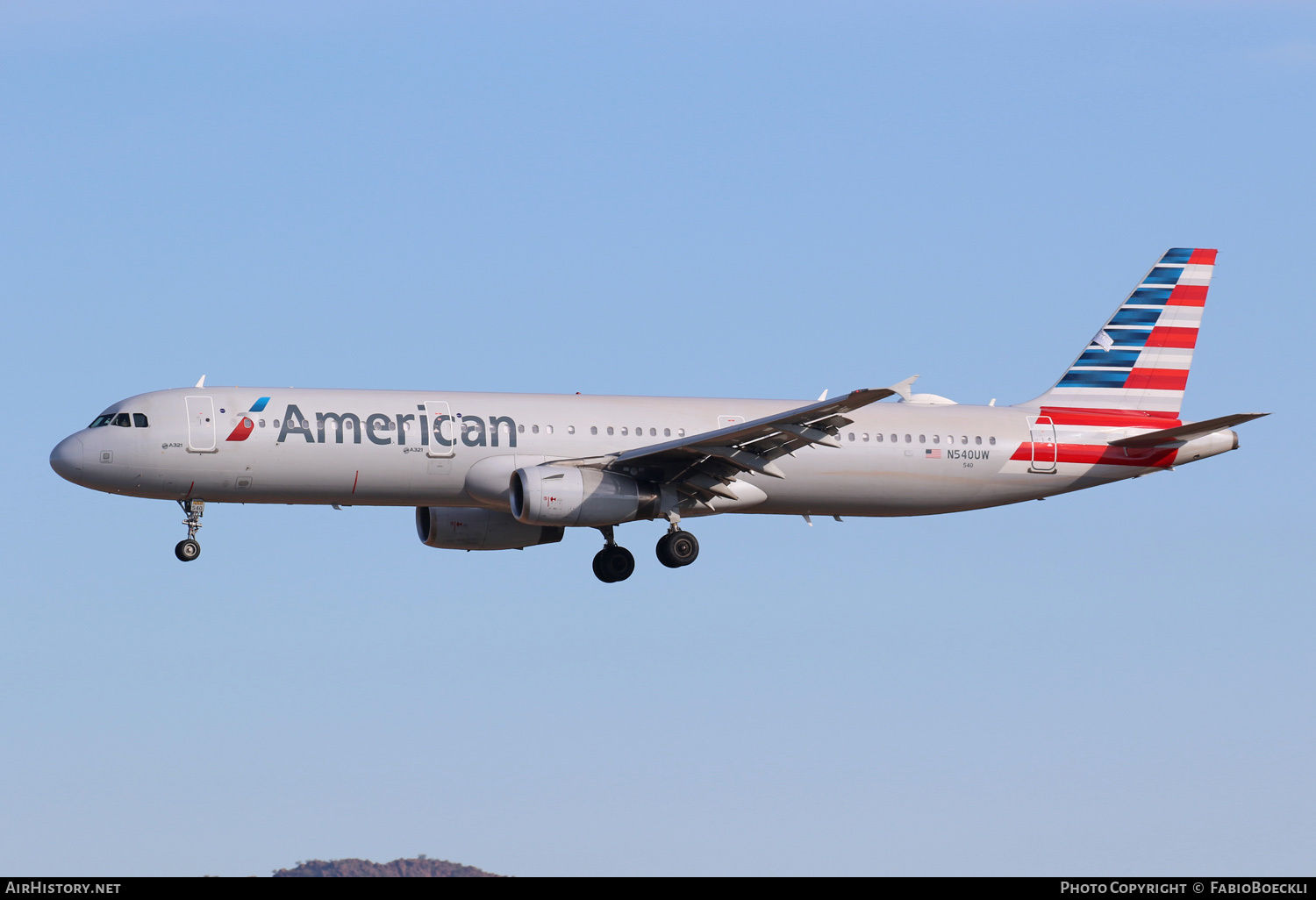 Aircraft Photo of N540UW | Airbus A321-231 | American Airlines | AirHistory.net #553673