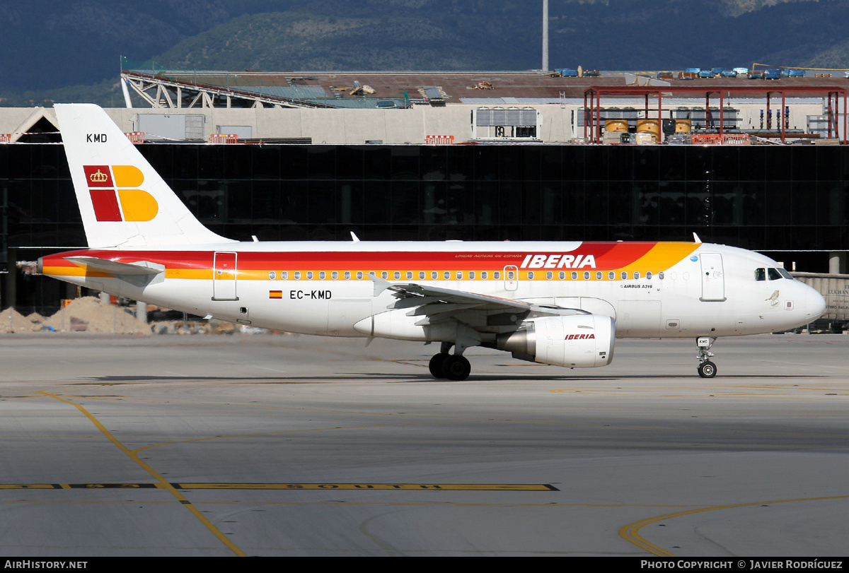 Aircraft Photo of EC-KMD | Airbus A319-111 | Iberia | AirHistory.net #553703