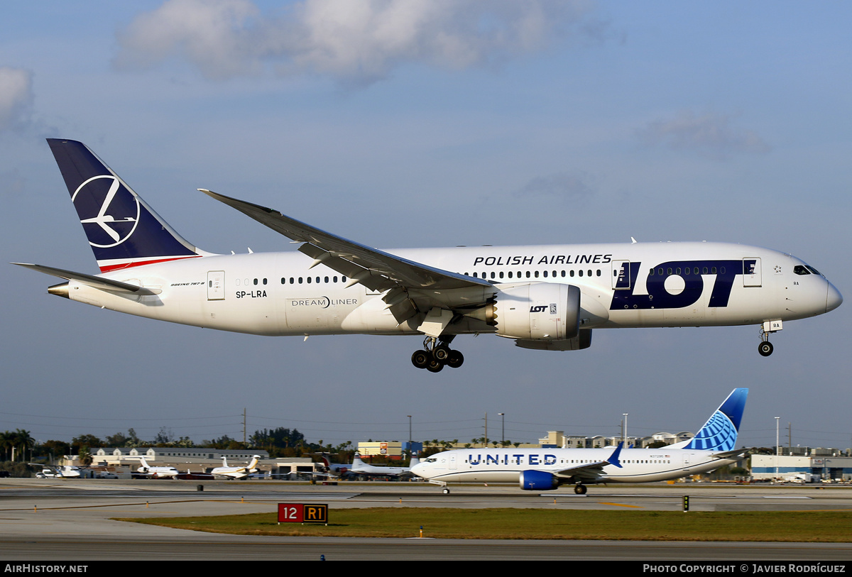 Aircraft Photo of SP-LRA | Boeing 787-8 Dreamliner | LOT Polish Airlines - Polskie Linie Lotnicze | AirHistory.net #553704