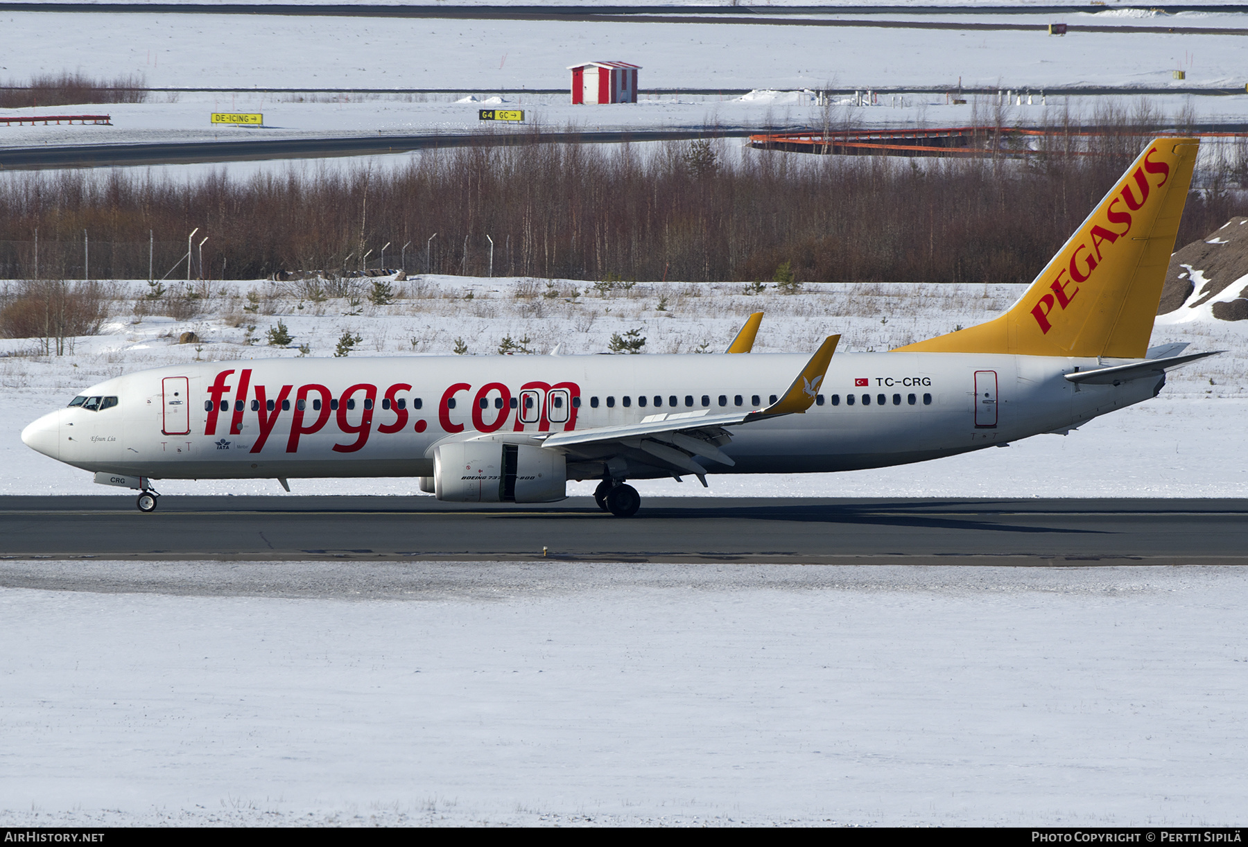 Aircraft Photo of TC-CRG | Boeing 737-800 | Pegasus Airlines | AirHistory.net #553706
