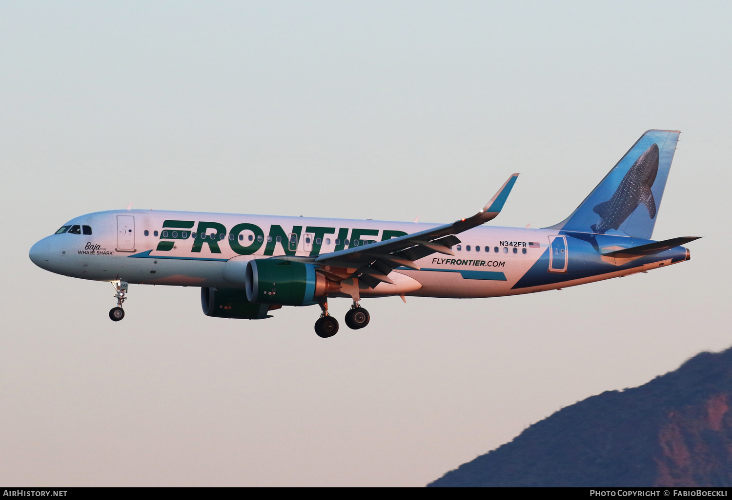 Aircraft Photo of N342FR | Airbus A320-251N | Frontier Airlines | AirHistory.net #553707