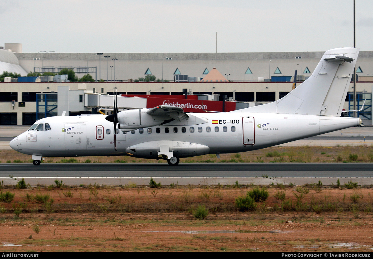 Aircraft Photo of EC-IDG | ATR ATR-42-300 | Let's Fly | AirHistory.net #553721