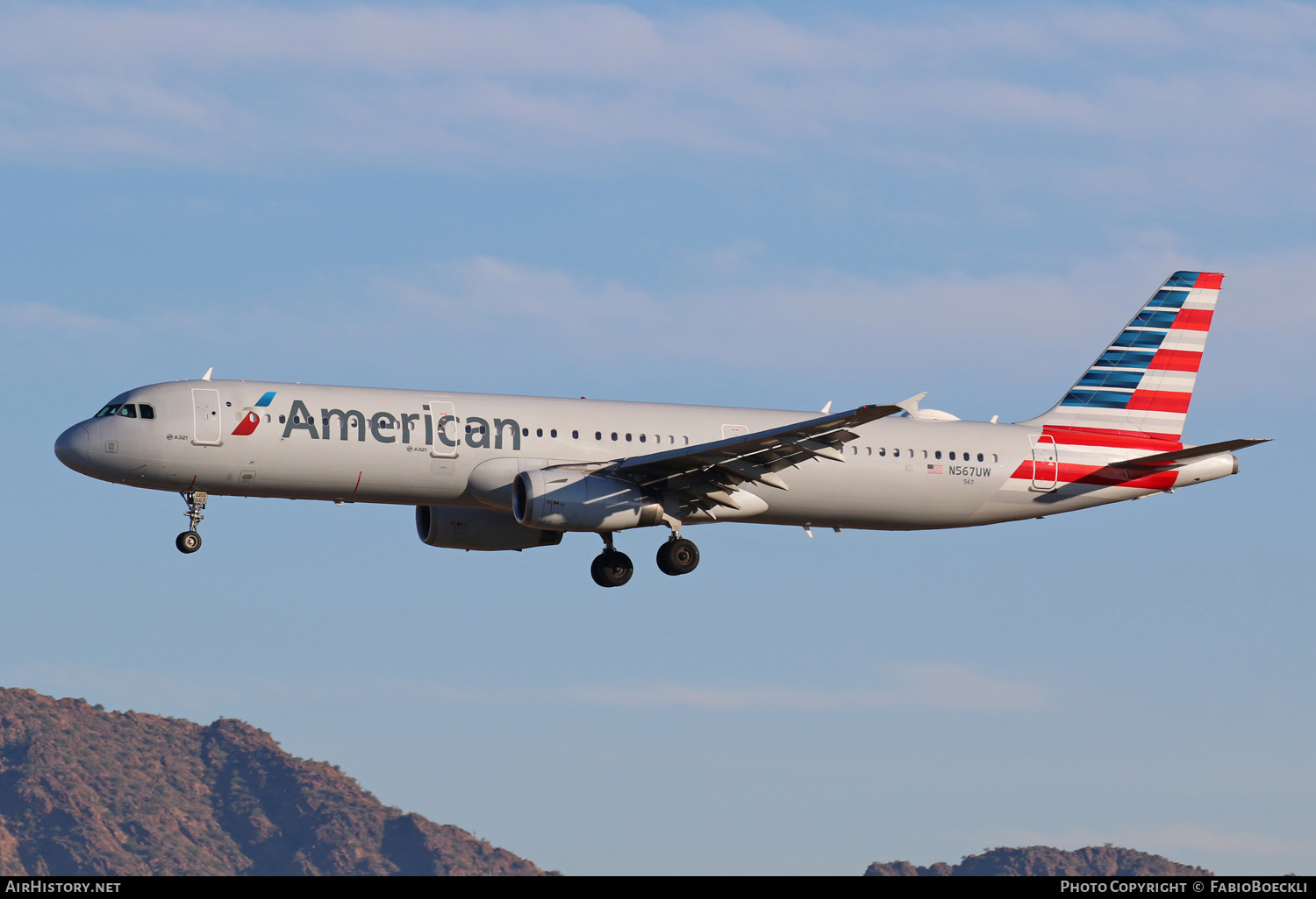 Aircraft Photo of N567UW | Airbus A321-231 | American Airlines | AirHistory.net #553736