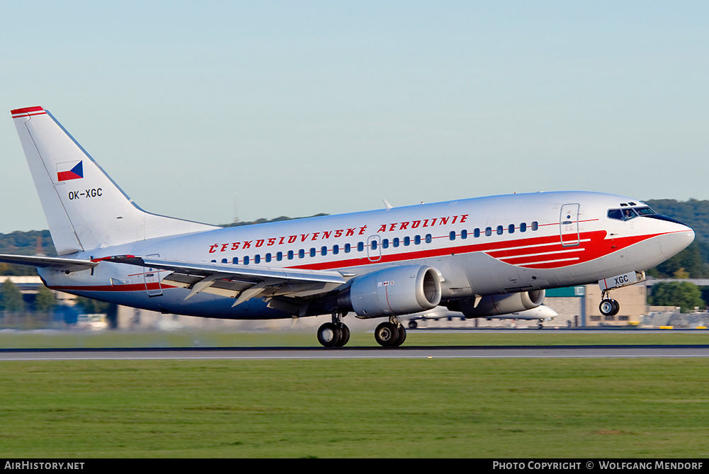 Aircraft Photo of OK-XGC | Boeing 737-55S | ČSA - Czech Airlines | ČSA - Československé Aerolinie - Czechoslovak Airlines | AirHistory.net #553771