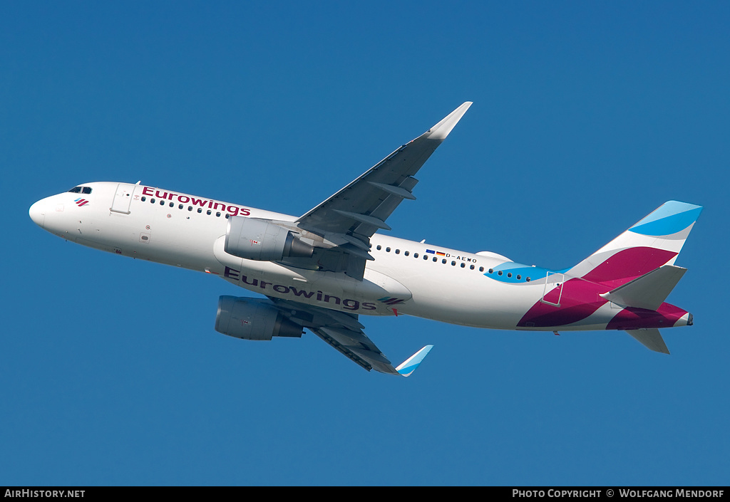 Aircraft Photo of D-AEWO | Airbus A320-214 | Eurowings | AirHistory.net #553787