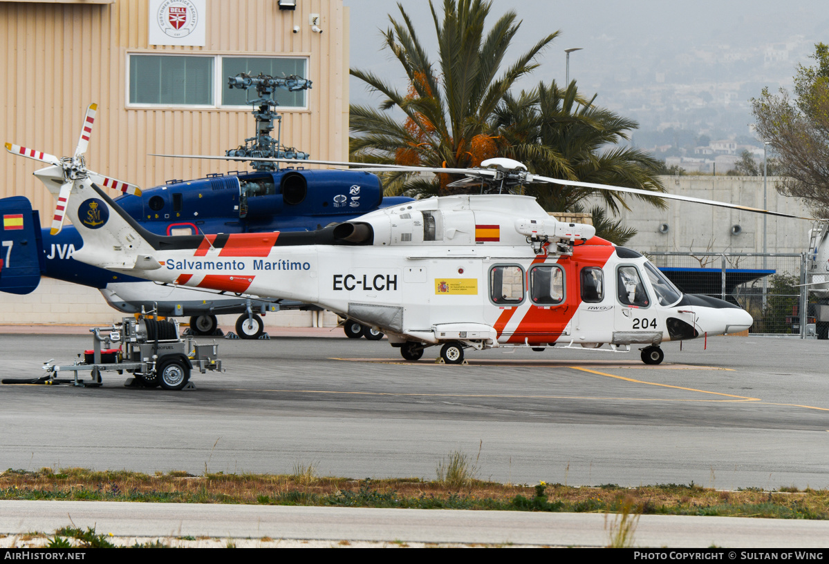 Aircraft Photo of EC-LCH | AgustaWestland AW-139 | Salvamento Marítimo | AirHistory.net #553790