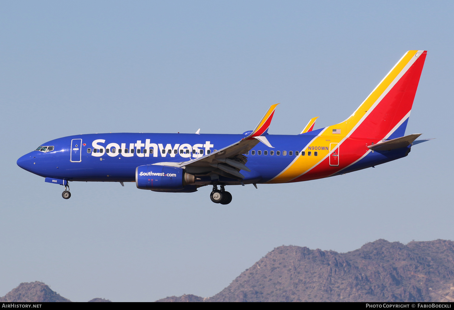 Aircraft Photo of N900WN | Boeing 737-7H4 | Southwest Airlines | AirHistory.net #553802