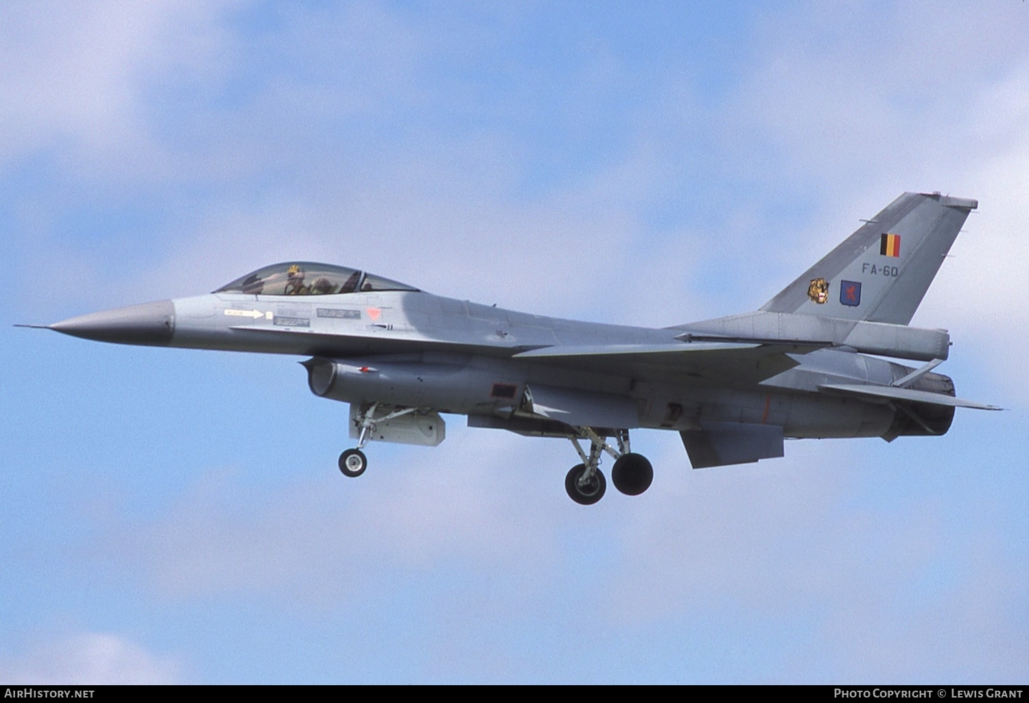 Aircraft Photo of FA-60 | General Dynamics F-16A Fighting Falcon | Belgium - Air Force | AirHistory.net #553807