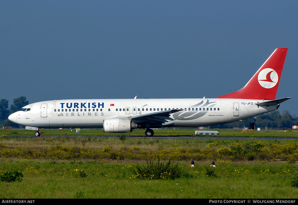 Aircraft Photo of TC-JFZ | Boeing 737-8F2 | Turkish Airlines | AirHistory.net #553811