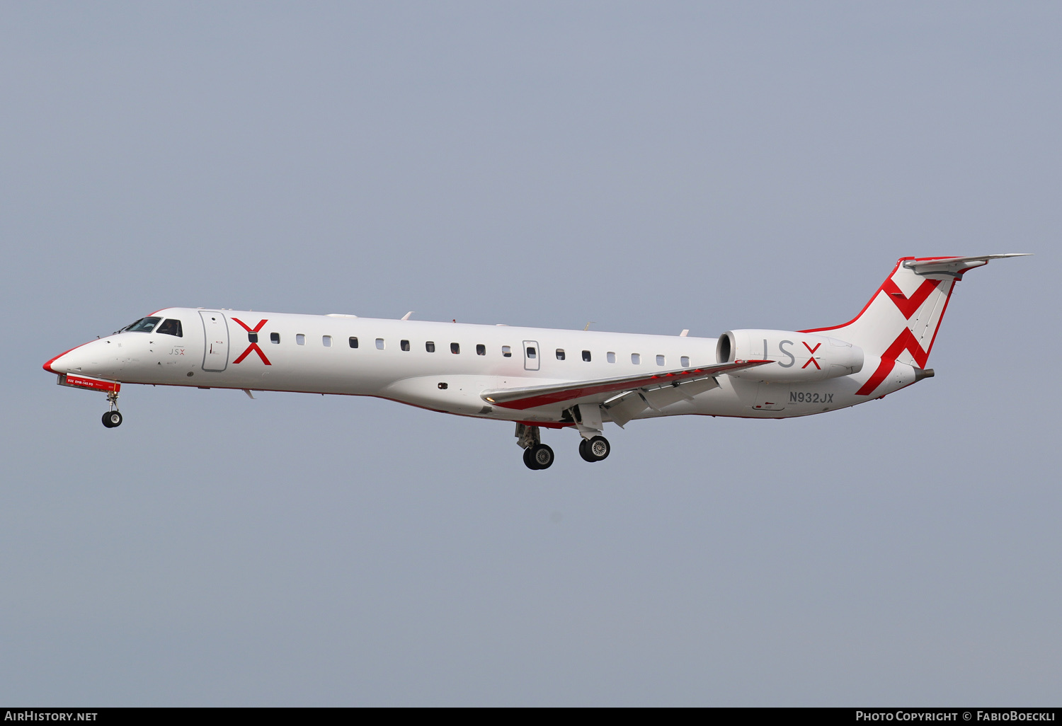 Aircraft Photo of N932JX | Embraer ERJ-145LR (EMB-145LR) | JetSuiteX - JSX | AirHistory.net #553843