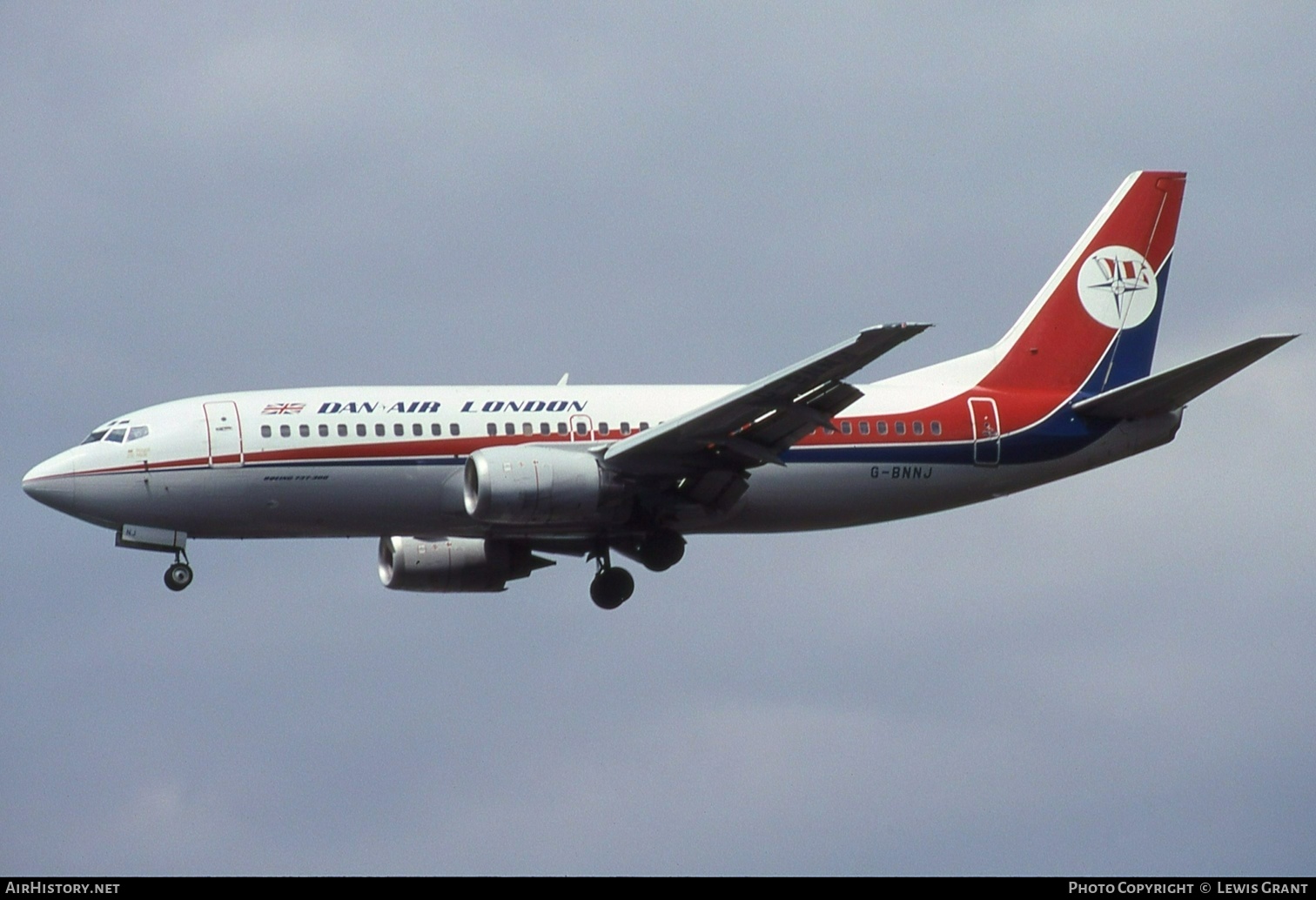 Aircraft Photo of G-BNNJ | Boeing 737-3Q8 | Dan-Air London | AirHistory.net #553851
