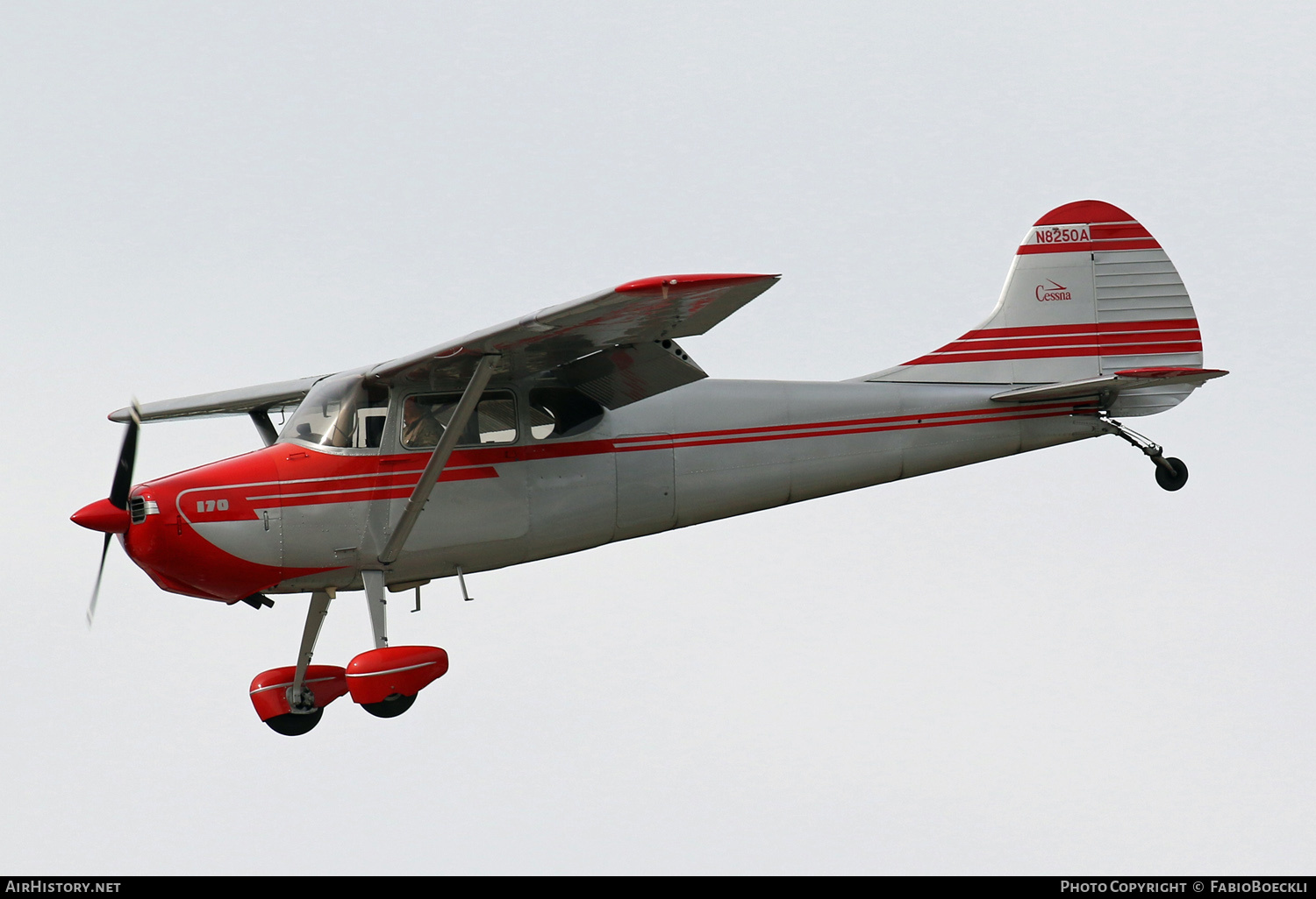 Aircraft Photo of N8250A | Cessna 170B | AirHistory.net #553852