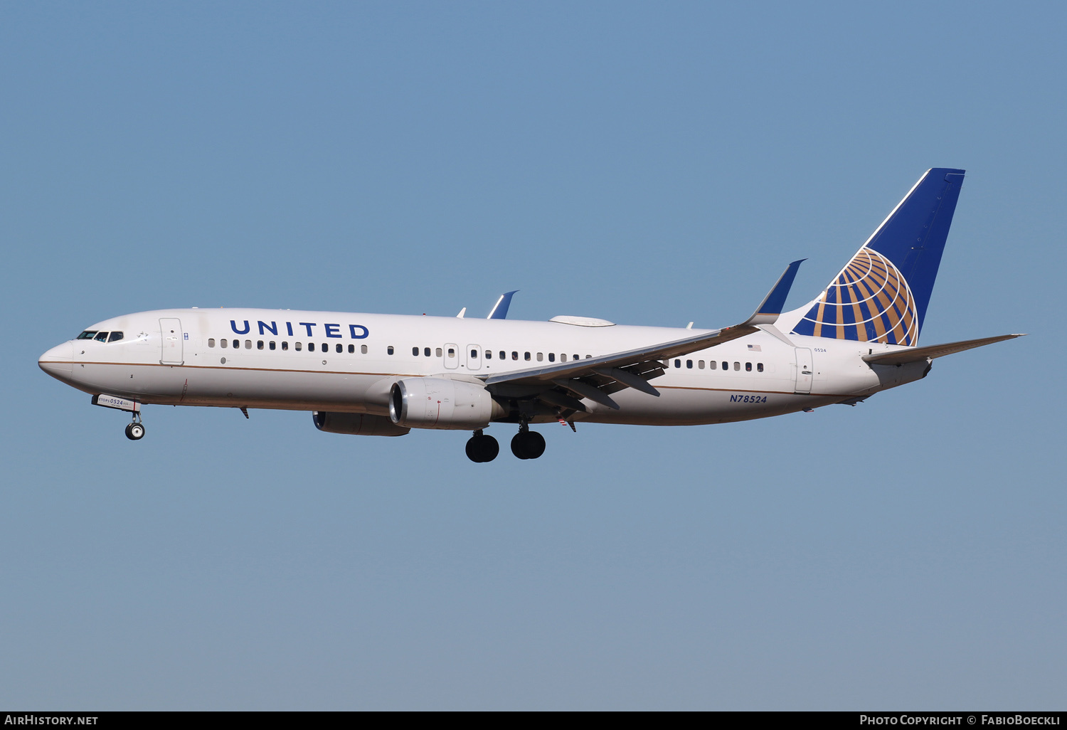 Aircraft Photo of N78524 | Boeing 737-824 | United Airlines | AirHistory.net #553855