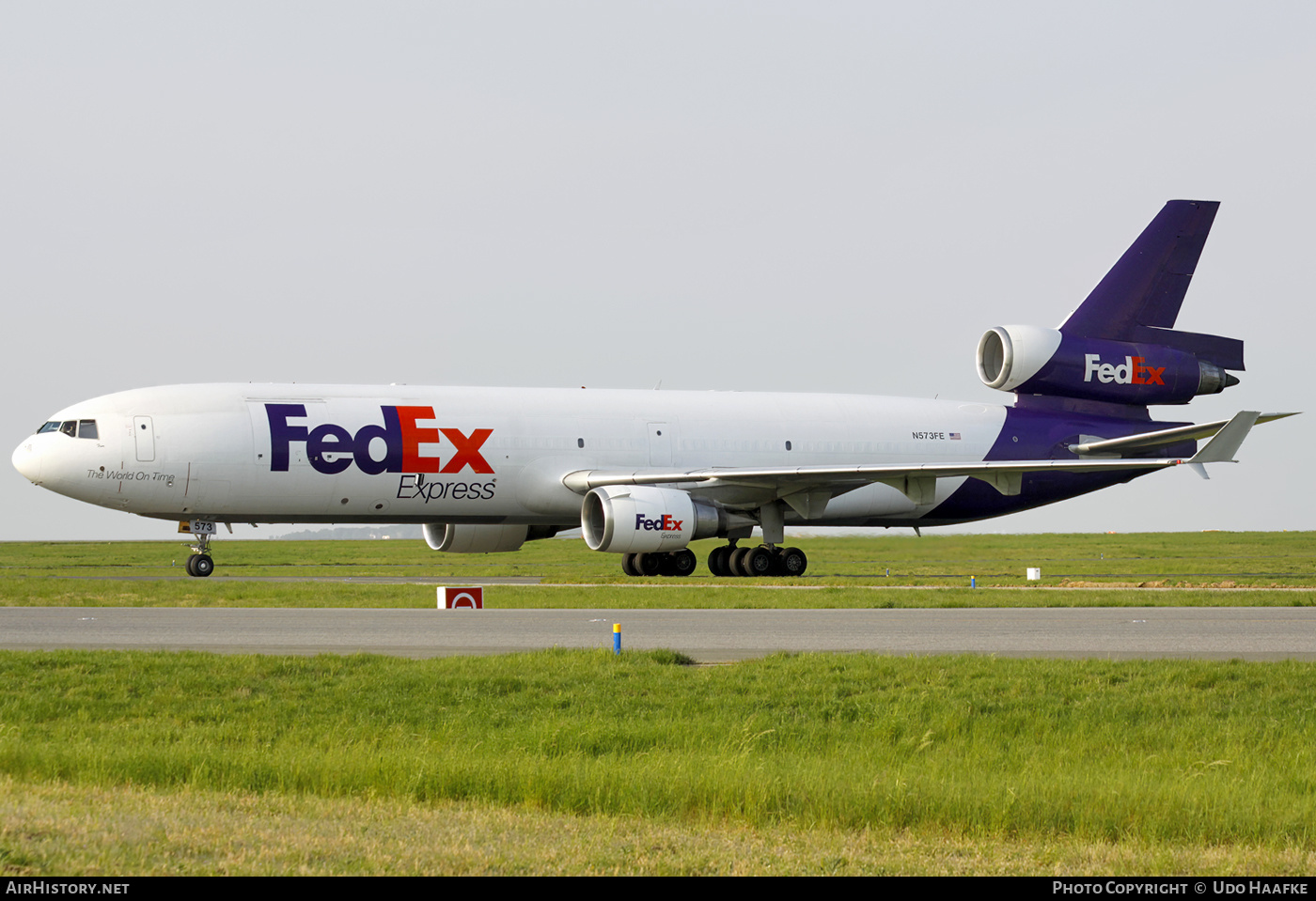 Aircraft Photo of N573FE | McDonnell Douglas MD-11/F | FedEx Express | AirHistory.net #553869