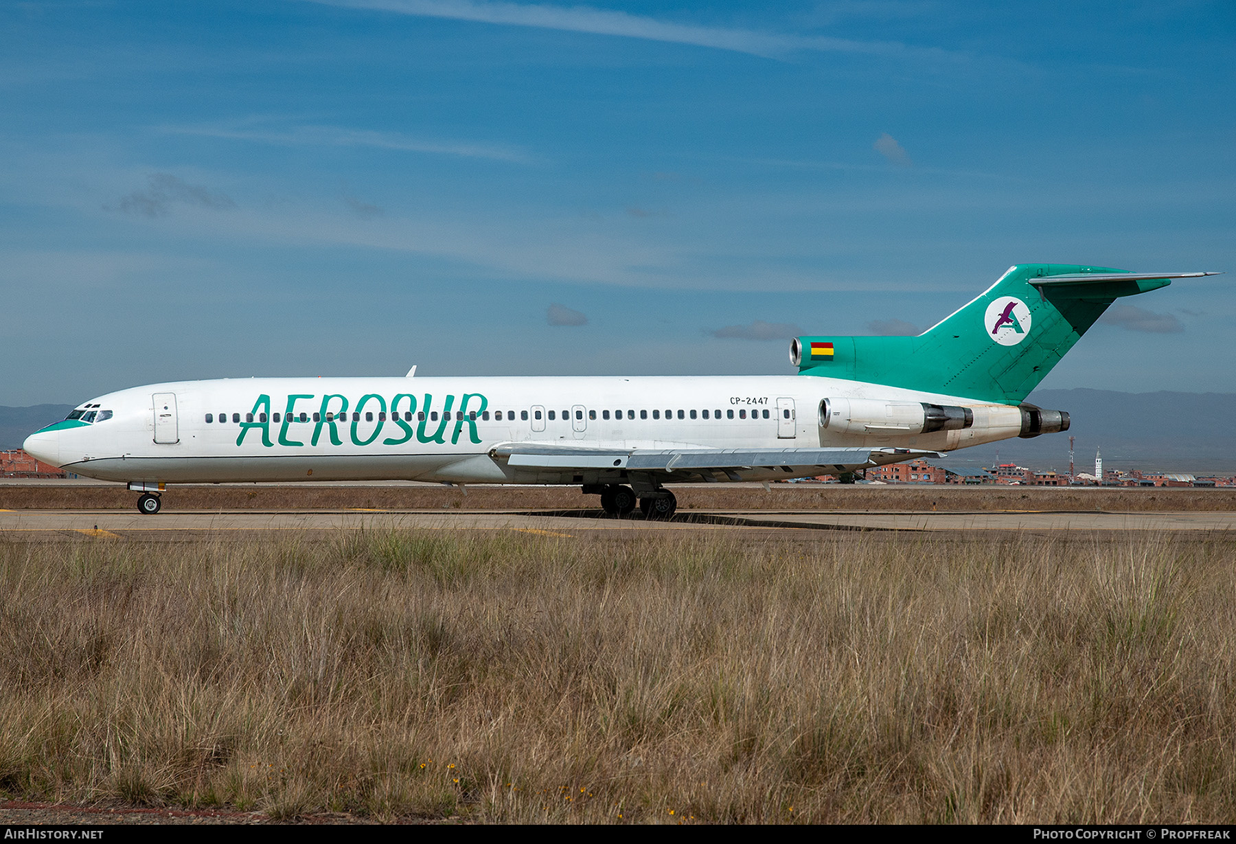 Aircraft Photo of CP-2447 | Boeing 727-264 | AeroSur | AirHistory.net #553881