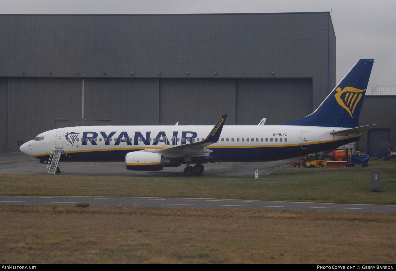 Aircraft Photo of G-RUKL | Boeing 737-8AS | Ryanair | AirHistory.net #553889